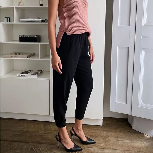 Aritzia Babaton Dexter Ankle Pant - Black - Picture 1 of 8